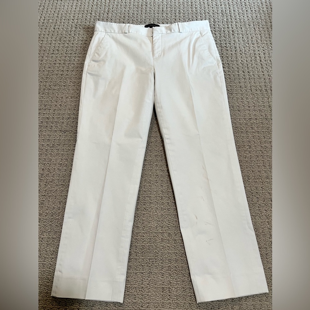 Banana Republic White Ryan Pants